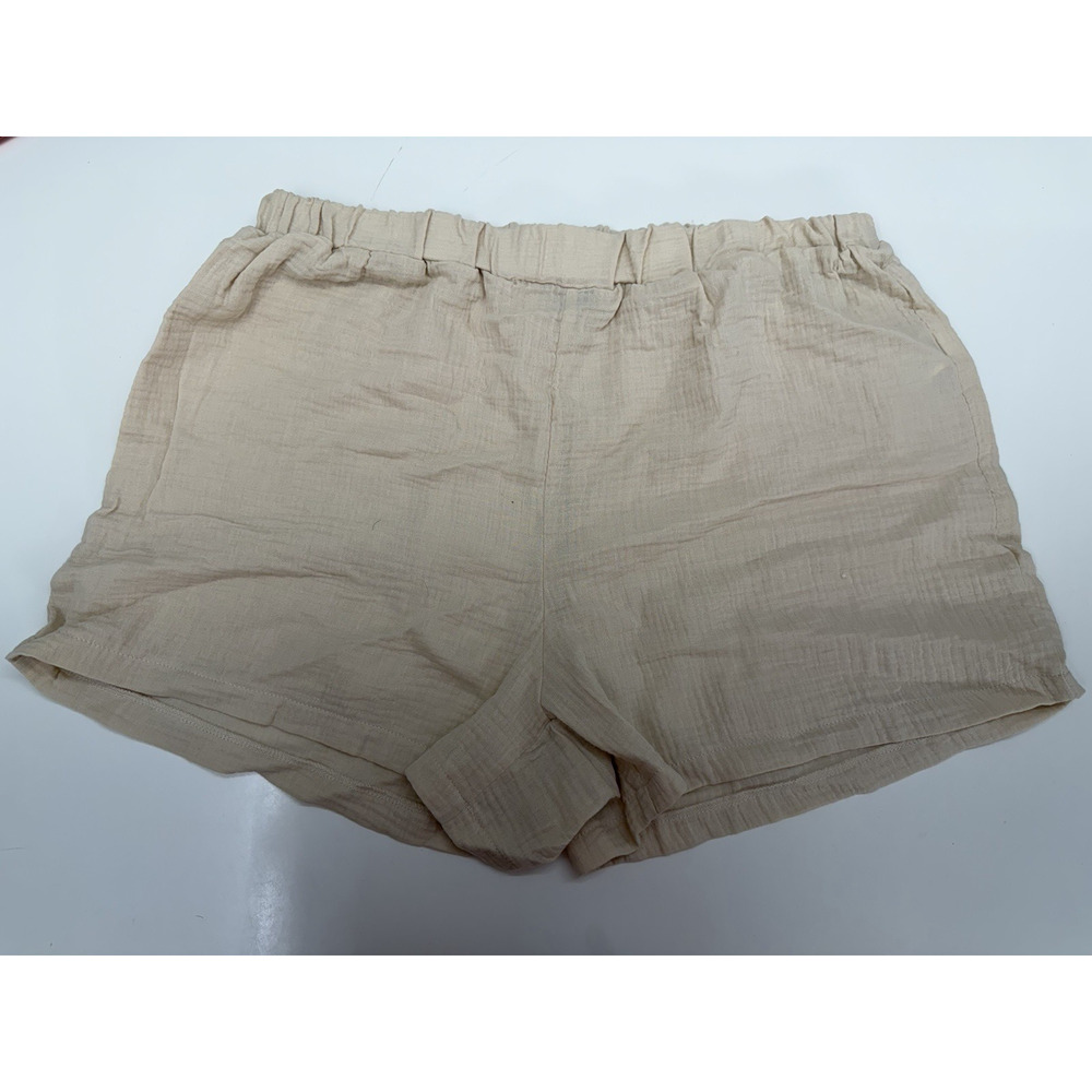 Shein Womens Set Size 3XL Tan Gauzey Tank Top and Shorts Two Piece - Picture 10 of 16